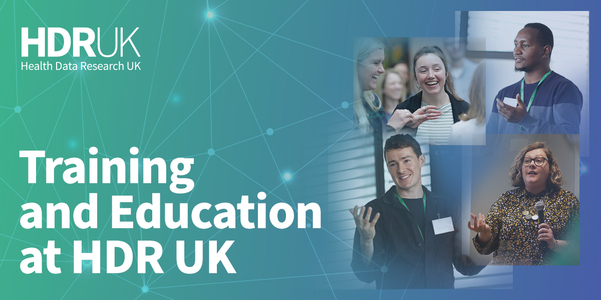 HDR UK Training and Education Virtual Booth Banner